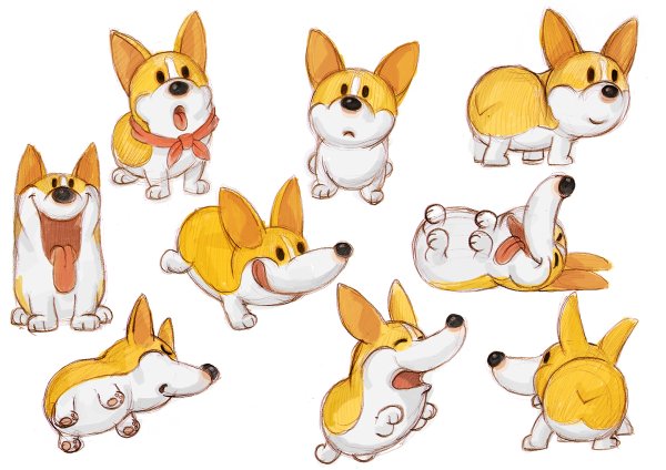 Вельш корги пемброк вектор