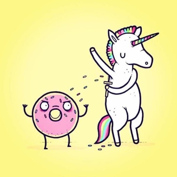 Единорог с пончиком