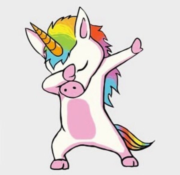 Единорог смешной