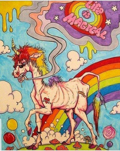 Единорог прикольный