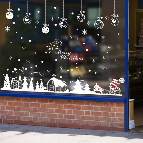 Новогоднее украшение витрин