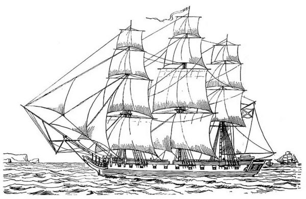 Раскраски для мальчиков корабли