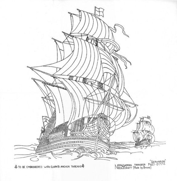 Фоновые Наброски кораблей