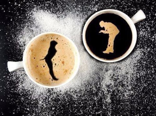 Чашка кофе прикол