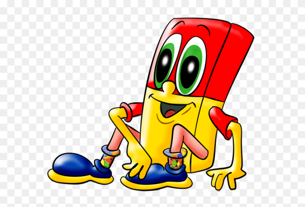 Ластик мультяшный