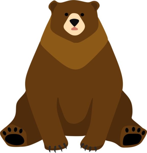 Медведь рисунок