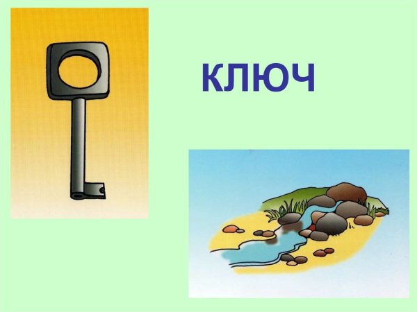 Многозначные слова для детей