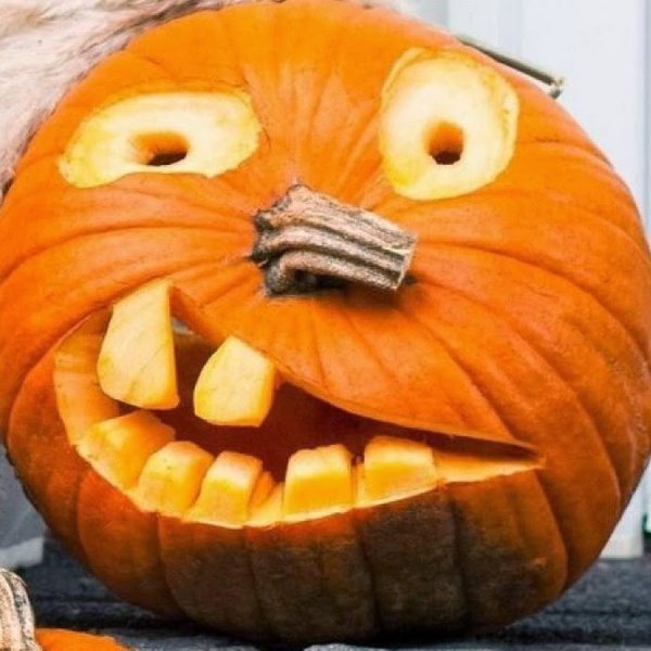 Прикольная тыква