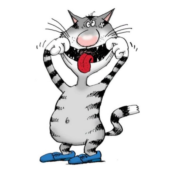 Забавные мультяшные коты