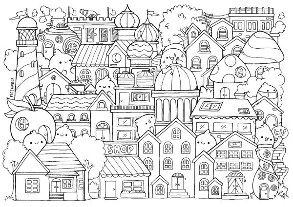 Раскрашивание мелких деталей