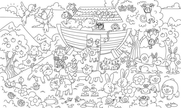 Большая раскраска