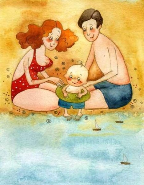 Рисунки Виктории Кирдий семья