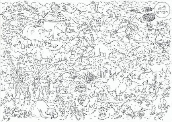 Гигантская раскраска