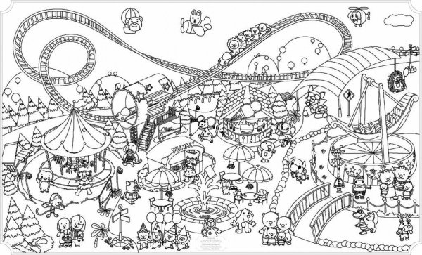 Гигантская раскраска