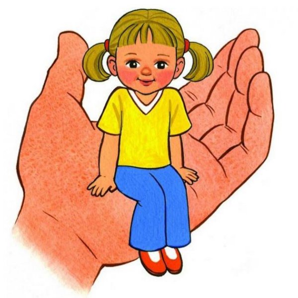 Ладошка девочки