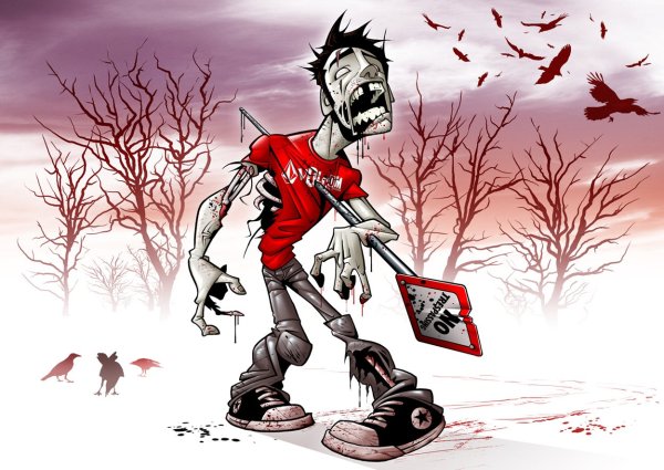 Прикольные картинки зомби