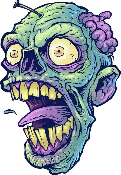 Барт симпсон зомби