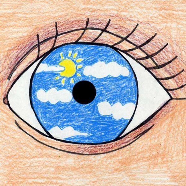 Глаза рисунок для детей