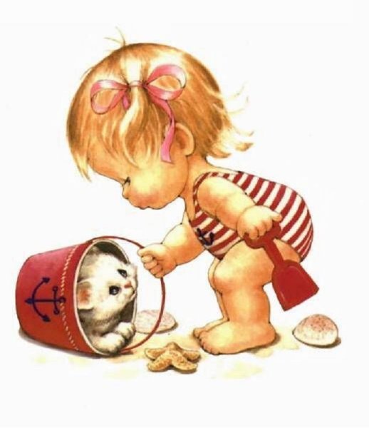 Забавные детские иллюстрации