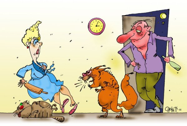 Карикатуры про алкашей