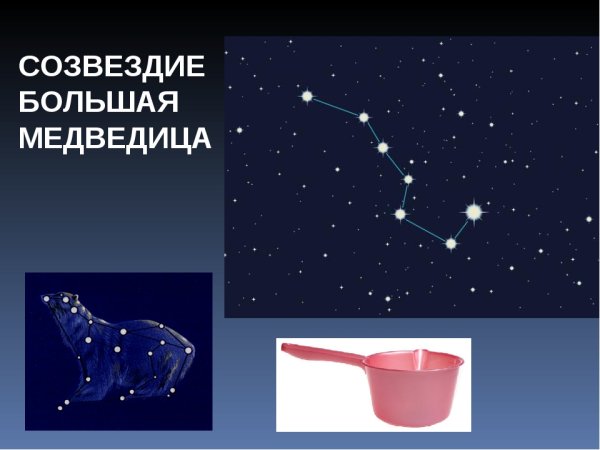 Созвездие большая Медведица для детей окружающий мир 1 класс