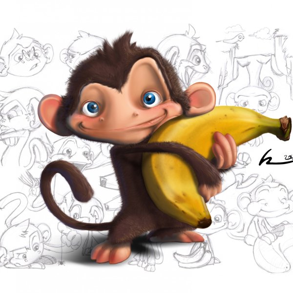 Забавные мультяшные животные