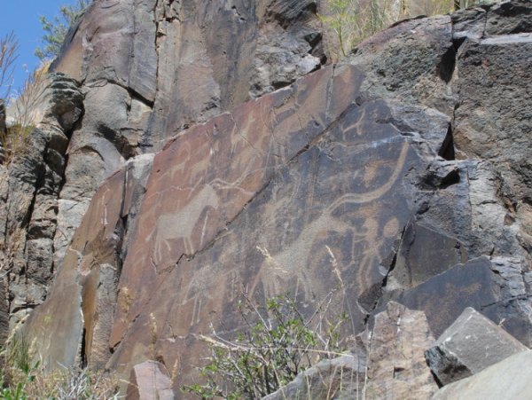 Комплекс петроглифов Тамгалы в Алматинской области