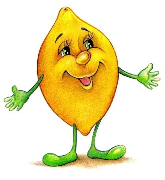 Рисуем Веселые фрукты