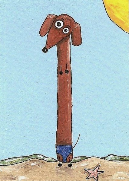 Такса эскиз