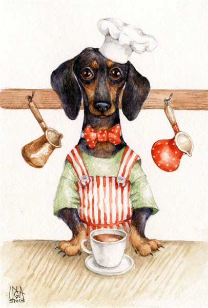 Такса иллюстрация