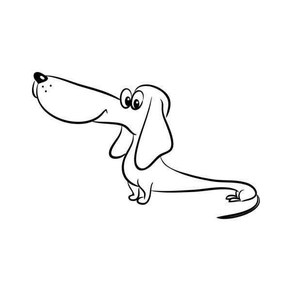 Аппликация такса