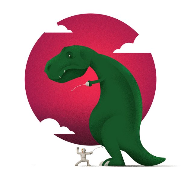 Смешной Динозаврик