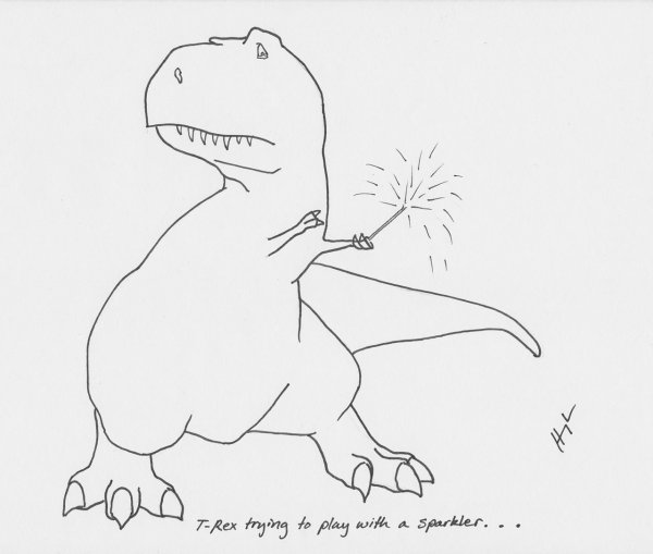 Картун динозавр