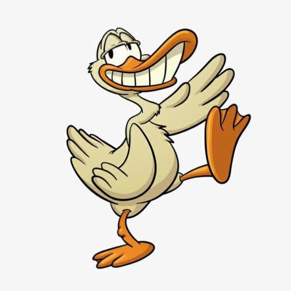 Селезень мультяшный