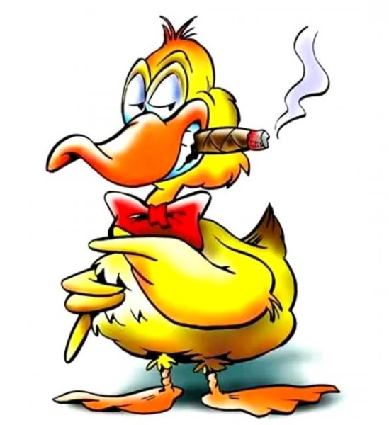 Утенок с сигаретой