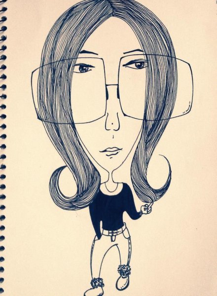 Альберт Эйнштейн шарж