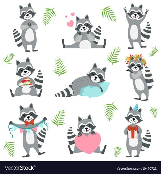 Стикеры енотики