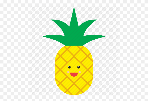 Ананасик акварель