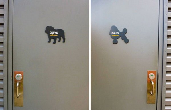 Необычные таблички на дверь