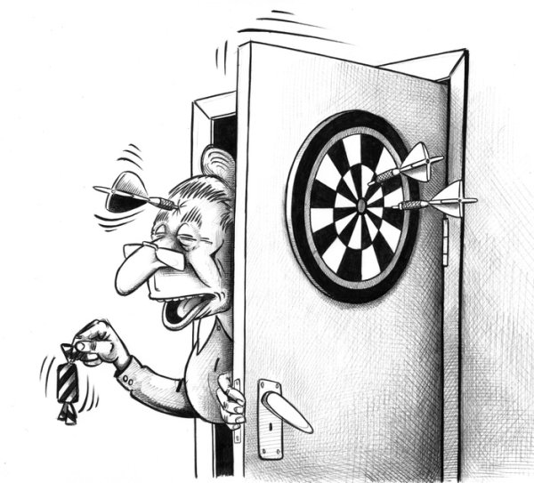 Смешной дартс