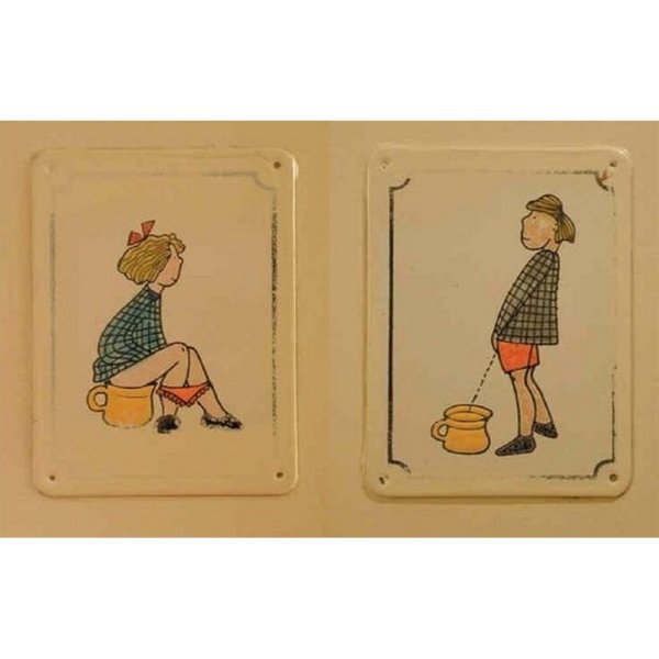 Прикольные таблички на туалет и ванную