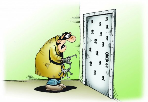 Вор карикатура