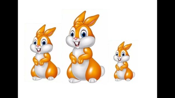 Большой и маленький заяц