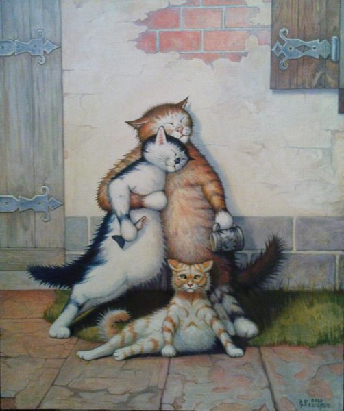 Коты художника Степана Каширина