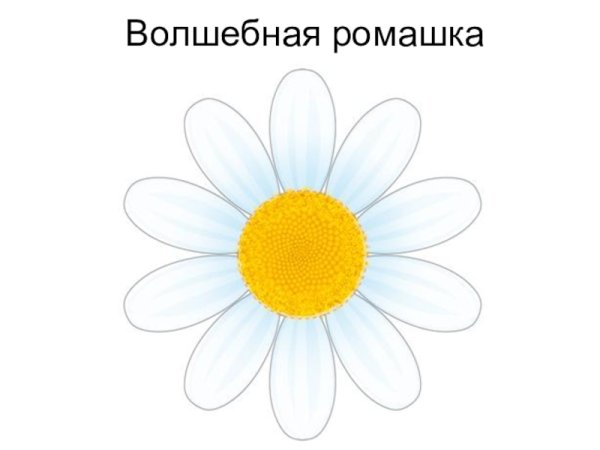 Ромашка рисунок