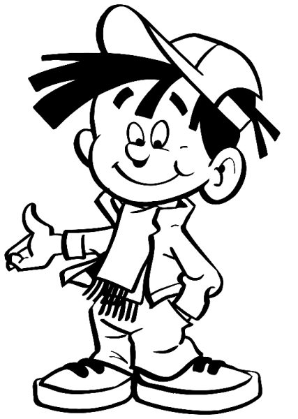 Гунька из Незнайки раскраска