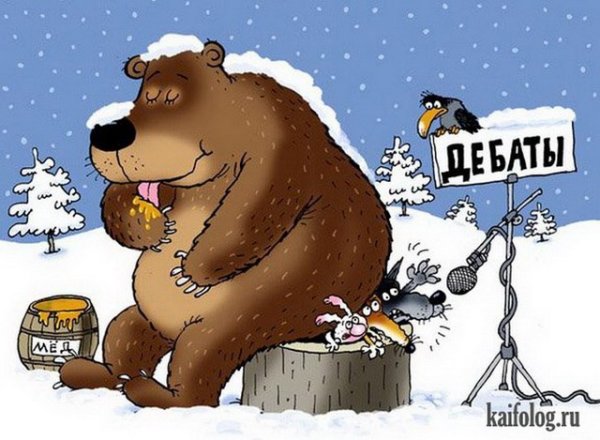 Медвежонок карикатура