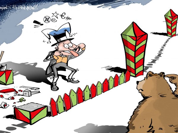 Латвия карикатура