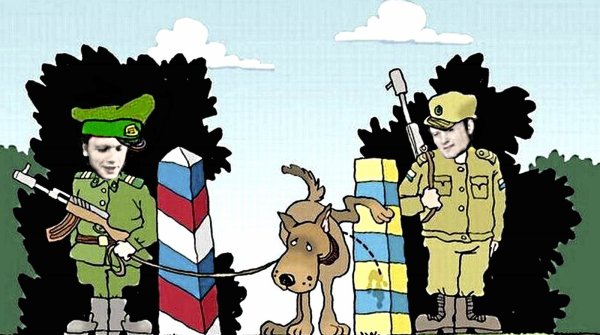 Пограничник карикатура