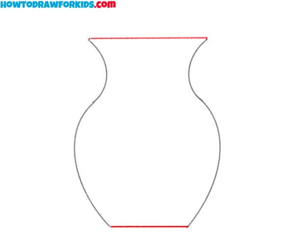 Ваза черно белая